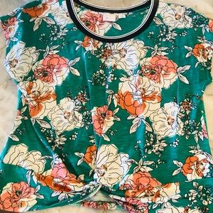 Anthropologie floral shirt